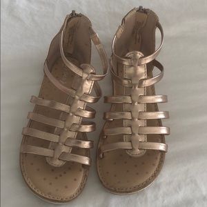 SOLD Cat & Jack Rose Gold Girls Sandals - size 12